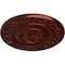 Ekena Millwork Milan Ceiling Medallion, Hand-Painted Antique Copper, 47 5/8"OD x 2 3/4"P CM47MIACS - alternate 2